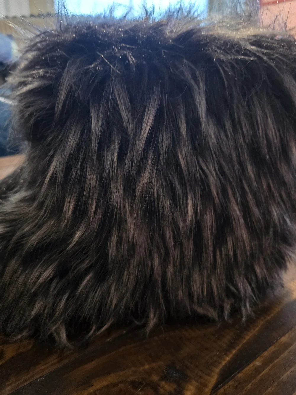 Faux Fur Black Boots